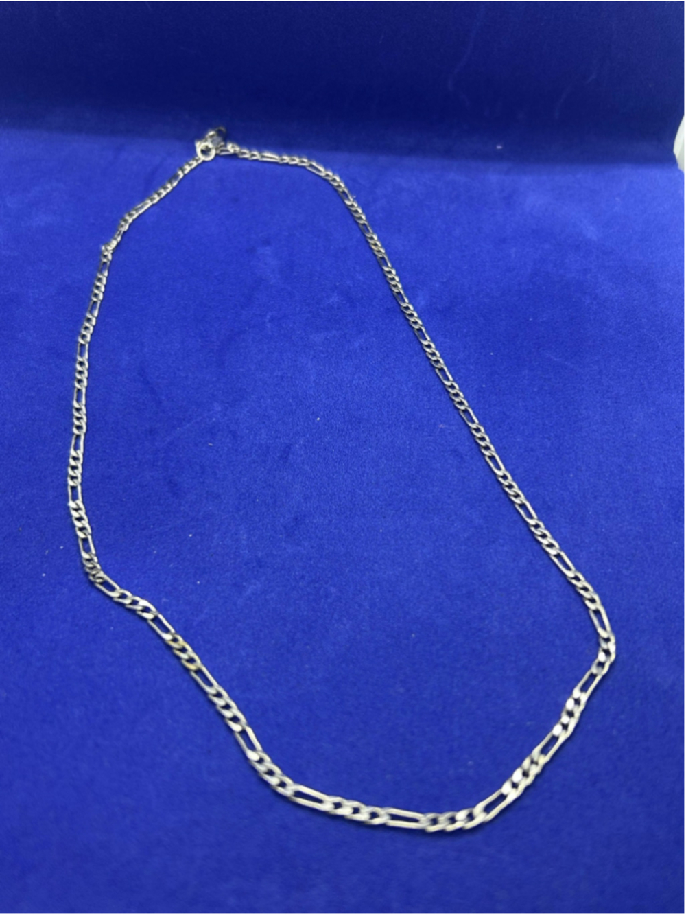Women's Unbranded Silver Figaro Chain Necklace One Size